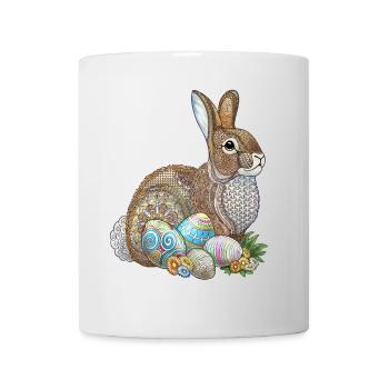 Easter Egg Hunt Zentangle - Mug - white - Front
