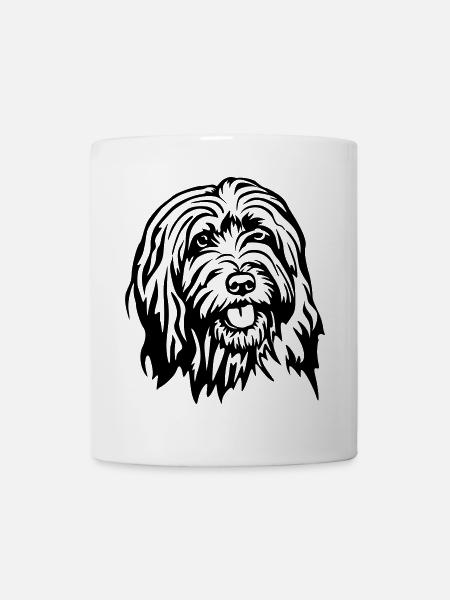 Gos d'atura Catala Kopf - Tasse - Weiß