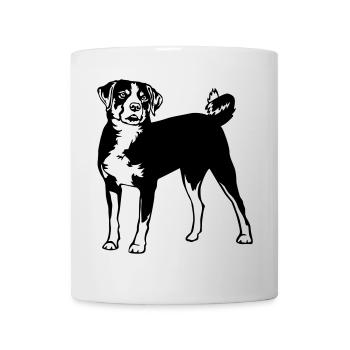Appenzeller Sennenhund - Tasse - Weiß - Vorne
