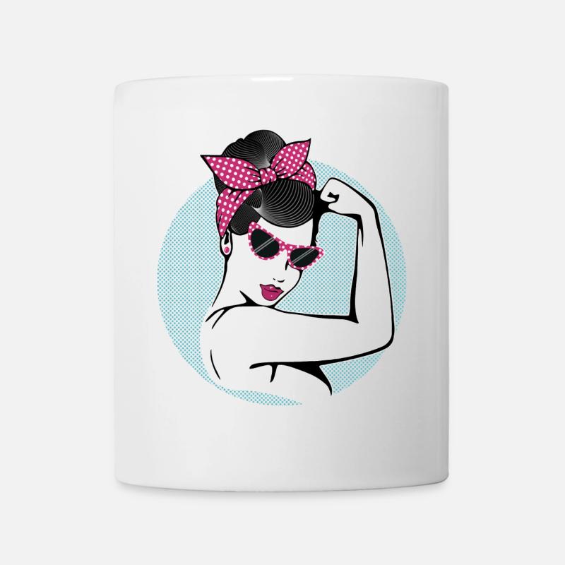 Rockabilly Girl - Tasse - Weiß