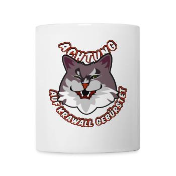 Mieserkadser Katze - Tasse - Weiß - Vorne