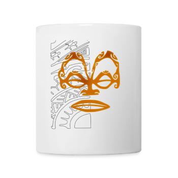 TIKI TOA - Mug blanc - blanc - Devant