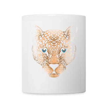 Leopard Gepard Jaguar - Tasse - Weiß - Vorne