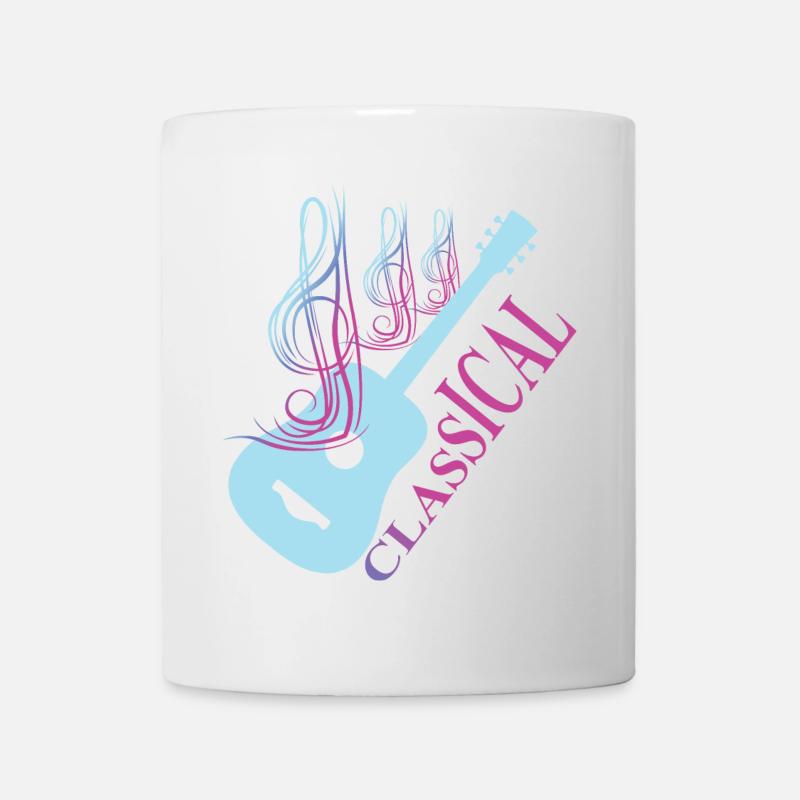 Musique de guitare classique - Mug blanc - blanc