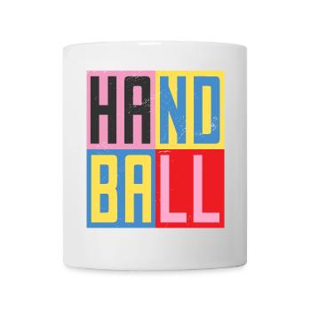 Design Handball - Mug blanc - blanc - Devant