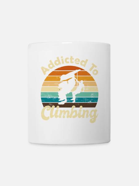 Climbing Rock climbing - Mug - white