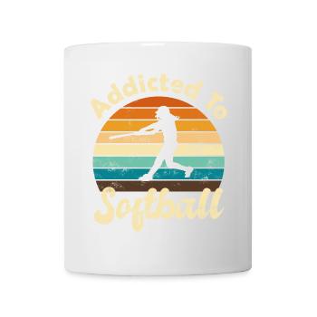 Softball - Tasse - Weiß - Vorne