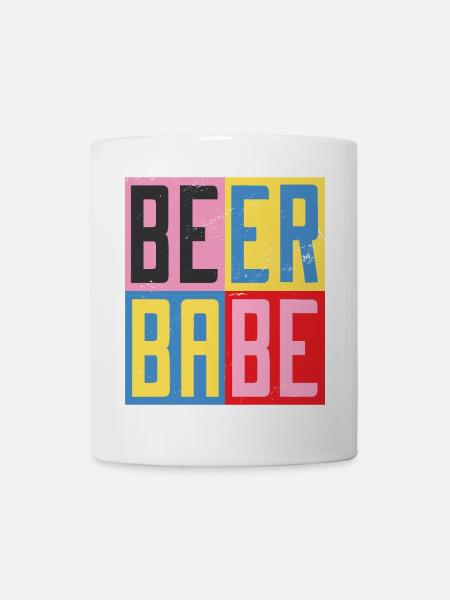 Bier Babe - Tasse - Weiß