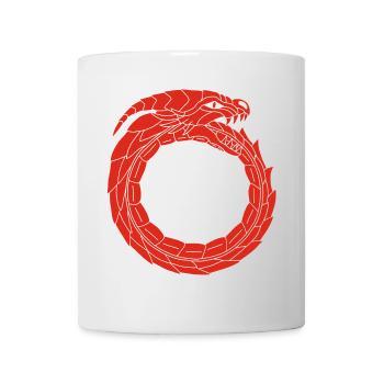 Devouring Red Dragon - Mug - white - Front