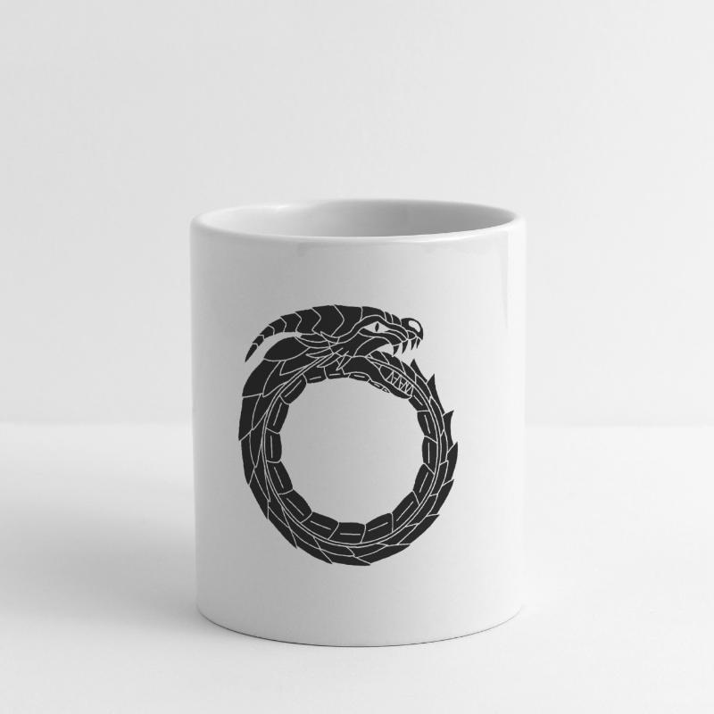 Devouring Black Dragon Mug
