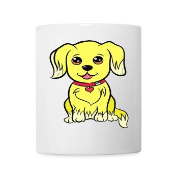 Kawaii Dog Design - Mug - white - Front
