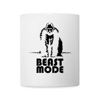 Icône du mode bête Gorilla Monkey Monkey Monkey Icône - Mug blanc - blanc - Devant