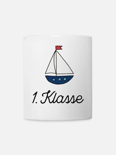 Lustiges Geschenk zur Einschulung - Tasse - Weiß