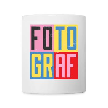 Fotograf Design - Tasse - Weiß - Vorne