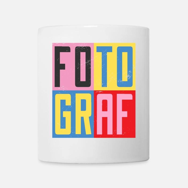 Fotograf Design - Tasse - Weiß