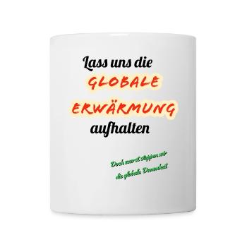 Global Warming Parody Design - Mug - white - Front