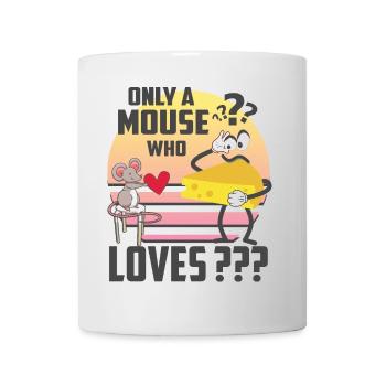Just a mouse that loves cheese - Mug - white - Front