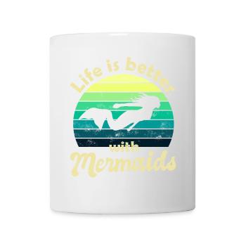 Sirène Sirène Sirène Sirène - Mug blanc - blanc - Devant