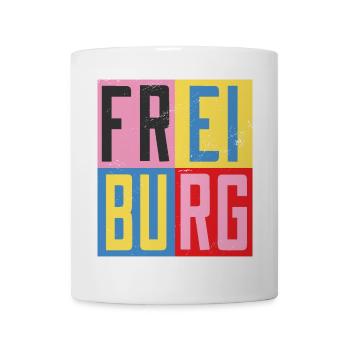 Freiburg Städte Design - Tasse - Weiß - Vorne