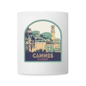 Le Suquet district in Cannes in France - Mug - white - Front