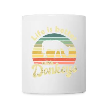 Esel - Tasse - Weiß - Vorne