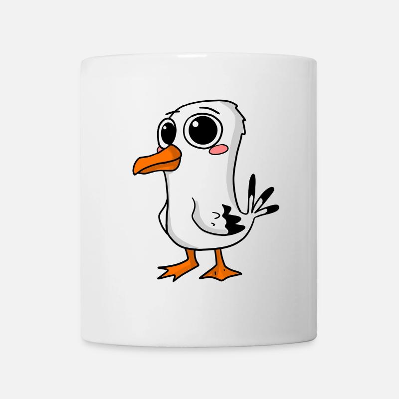 Niedliche Möwe - Tasse - Weiß