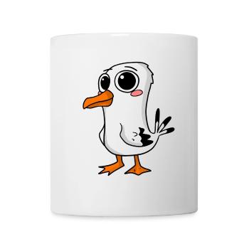 Niedliche Möwe - Tasse - Weiß - Vorne