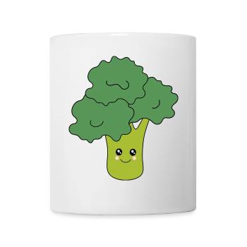 kawaii broccoli kawaii food kawaii stickers funny - Mug - white - Front