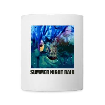 Summer Night Rain Wings Drops - Mug - white - Front