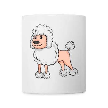 Pudel Weiß Hunderasse - Tasse - Weiß - Vorne