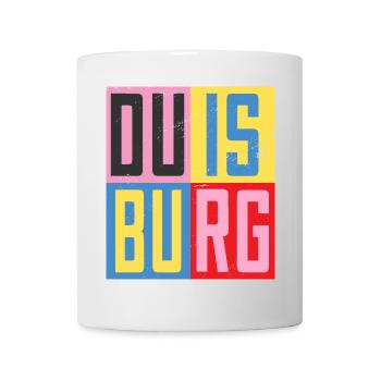 Design de la ville de Duisbourg - Mug blanc - blanc - Devant