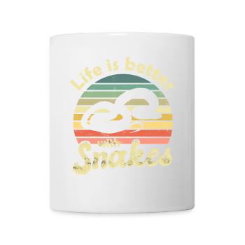 Snake snakes - Mug - white - Front