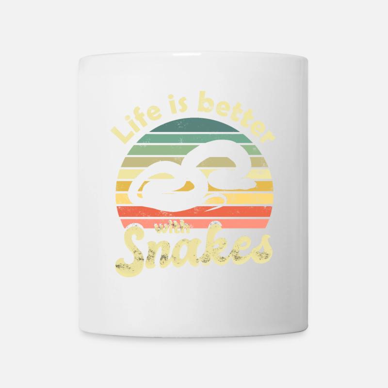 Snake snakes - Mug - white