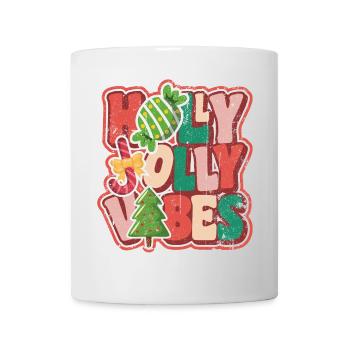 Jolly Holiday Bubbles Christmas - Mug - white - Front