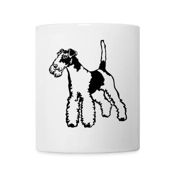 Fox terrier - Mug - white - Front