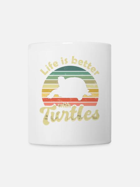 Schildkröte Schildkröten - Tasse - Weiß
