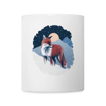 Fox in the snow - Mug - white - Front