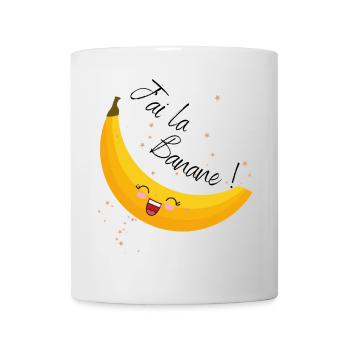 j' ai la banane - Mug blanc - blanc - Devant
