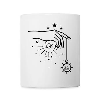 Waage Tierkreis-Astrologie - Tasse - Weiß - Vorne