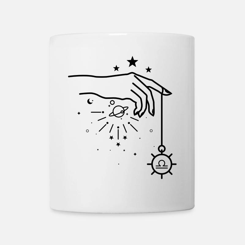 Waage Tierkreis-Astrologie - Tasse - Weiß