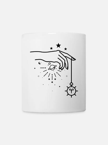 Astrologie du zodiaque Bélier - Mug blanc - blanc