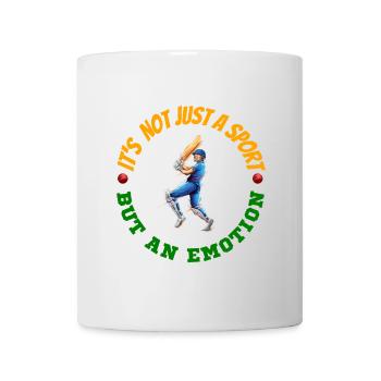 Cricket Leidenschaft – Mehr als Sport - Tasse - Weiß - Vorne