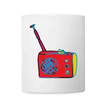 radio kunst - Tasse - Weiß - Vorne
