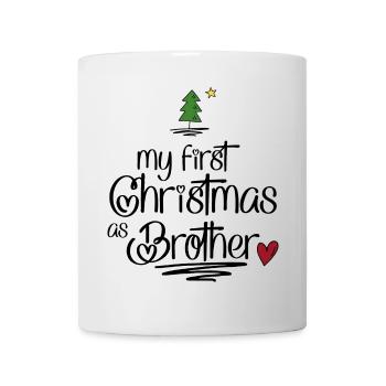 My first Christmas as Brother - Mug - white - Front