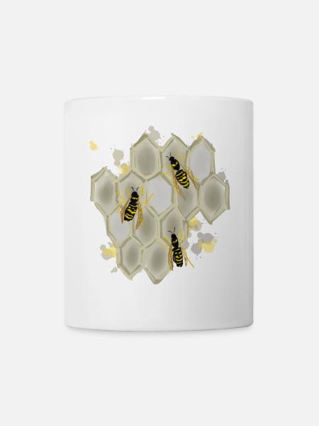Guêpes - Mug blanc - blanc