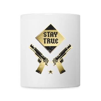 Bleib dir Treu - Tasse - Weiß - Vorne