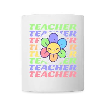 Lehrer Design - Tasse - Weiß - Vorne