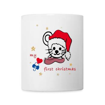 my first christmas - Tasse - Weiß - Vorne