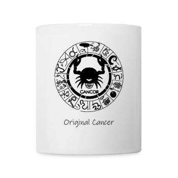 Sternzeichen Krebs 002 schwarz - Tasse - Weiß - Vorne