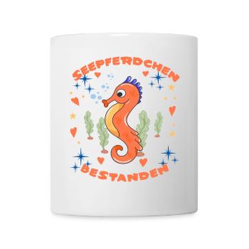 Seepferdchen Bestanden - Tasse - Weiß - Vorne